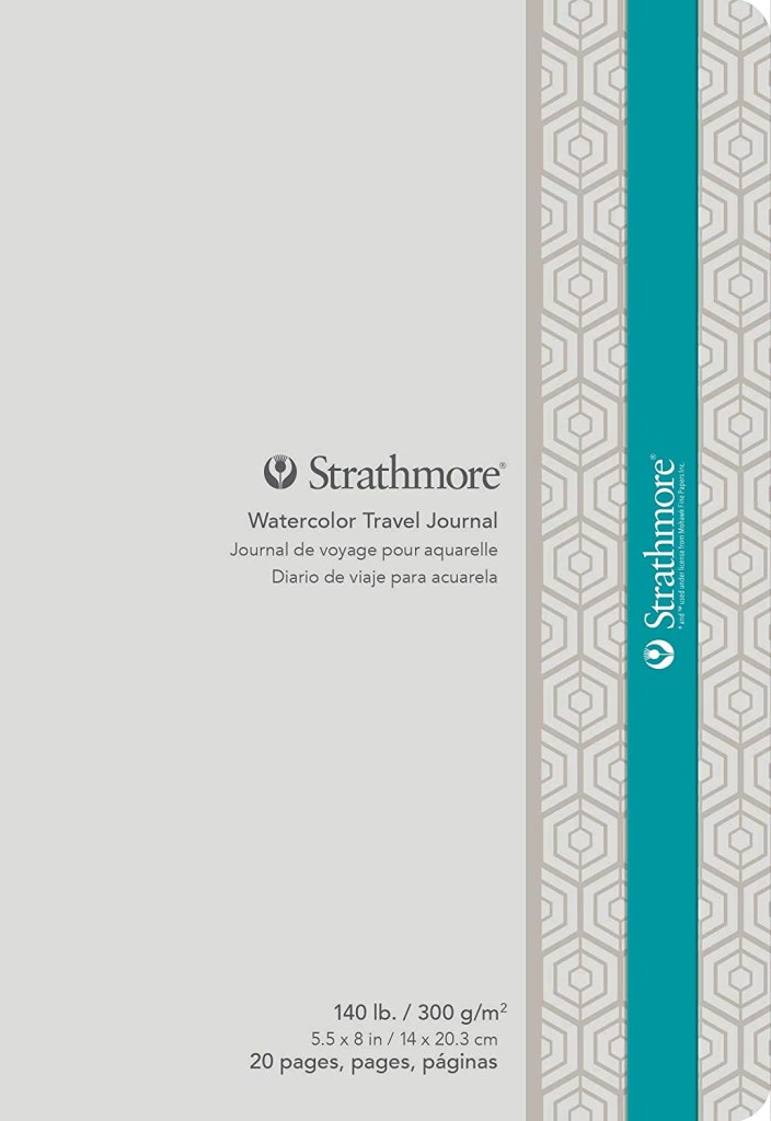 Completed Strathmore 500 Series Watercolor Travel Journal and Flip-through  – Odyssey Art